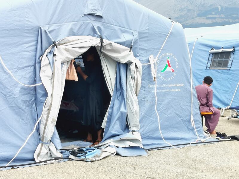 Gli afghani nell'hub di Avezzano 8