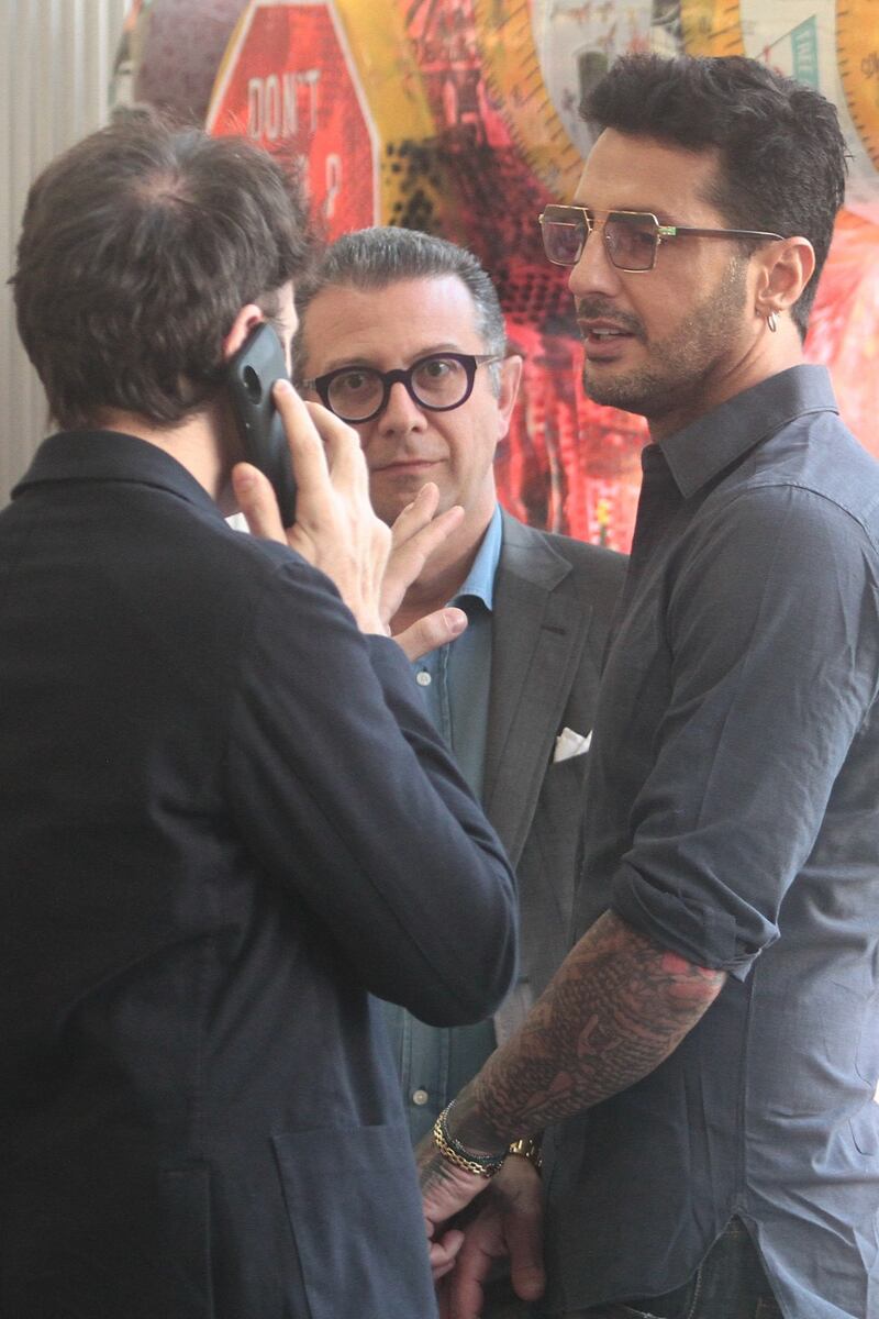 Fabrizio Corona a un party 5