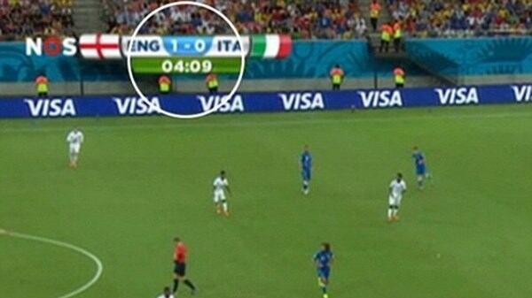 Gli inglesi vedono un gol che non c'è