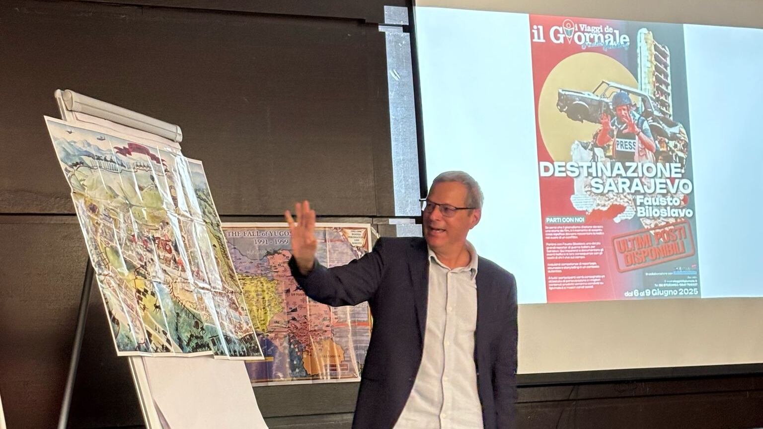 Al via l’Academy del Giornale per giornalisti a Sarajevo: inizia il viaggio con Fausto Biloslavo