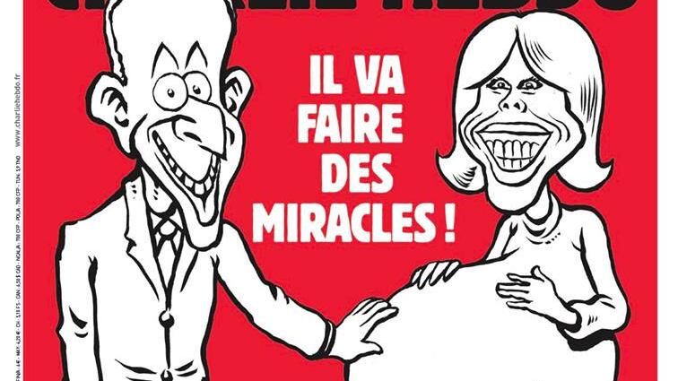 Charlie Hebdo fa indignare ancora: nel mirino c'è Brigitte Macron
