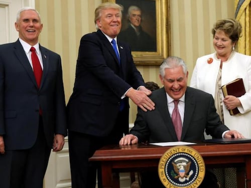 Il segretario di Stato Usa, Tillerson: "Non volevo fare questo lavoro, ho dato retta a mia moglie"