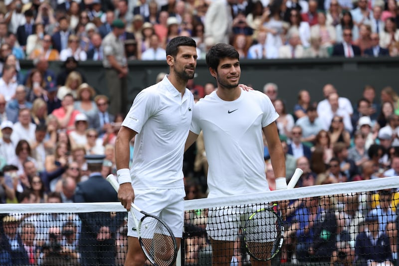 Wimbledon, Alcaraz supera in 5 set Djokovic: le immagini più belle della finale 2