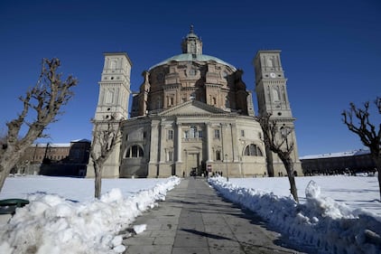 L'arrivo di Vittorio Emanuele III al Santuario di Vicoforte (Cuneo) 18