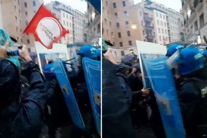 Manifestazione contro il G7 a Napoli 8