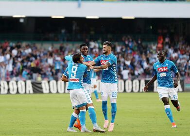 Il Napoli manda ko il Sassuolo: le immagini più belle della serata del San Paolo 4