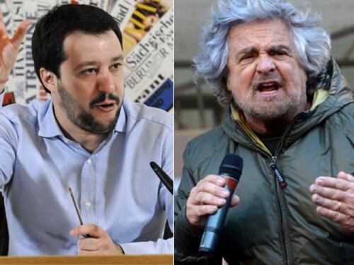 Referendum anti Euro. Grillo: "Niente incontro con la Lega". Salvini: "Peggio per loro"