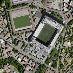 Così sarà il nuovo stadio dell'Atalanta 5