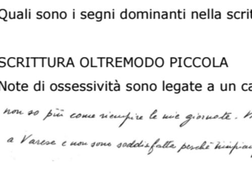 I segnali della vendetta nella grafia