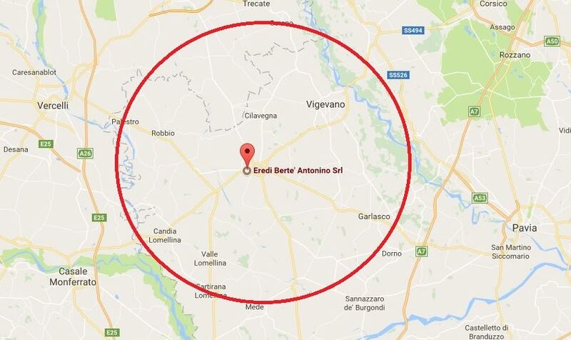 Mappa diossina a Mortara