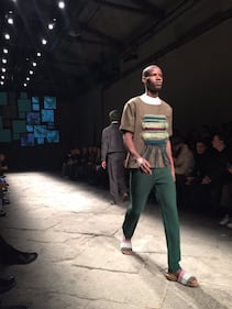 Pitti Uomo, profughi in passerella 10