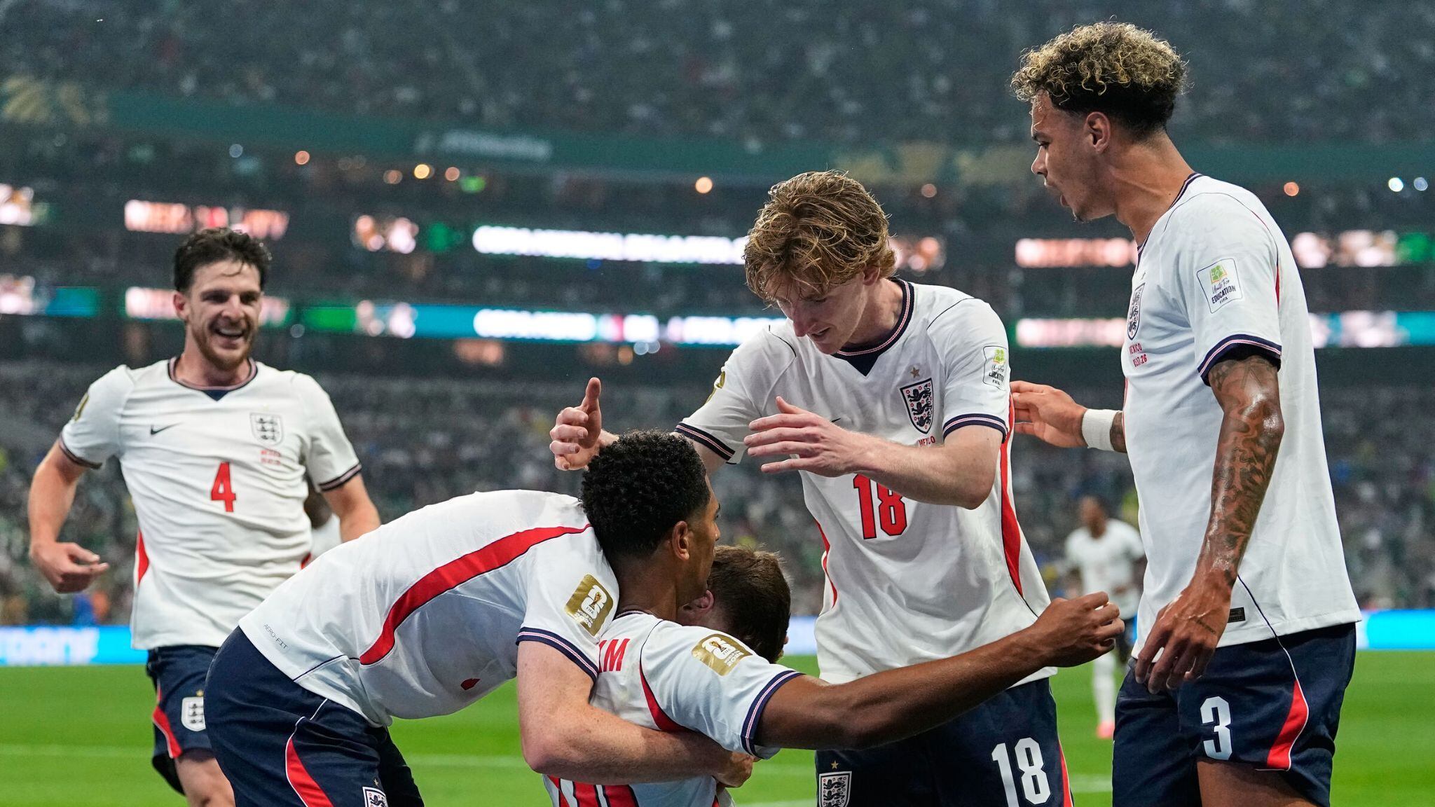 L’Inghilterra supera 3-2 il Messico all’Azteca e trova la Norvegia di Haaland ai quarti