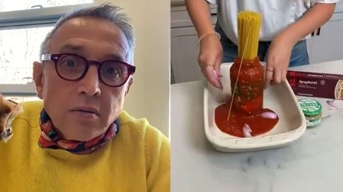 Spaghetti horror: la ricetta dell'influencer fa impazzire chef Barbieri