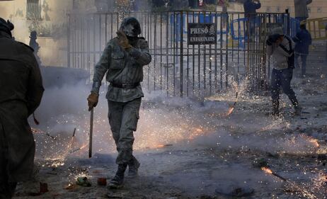 Spagna, la "battaglia degli infarinati" 10