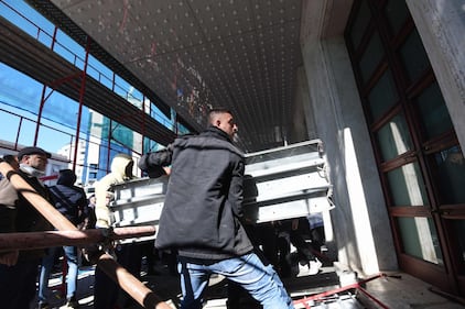 Proteste a Tirana contro il governo 1