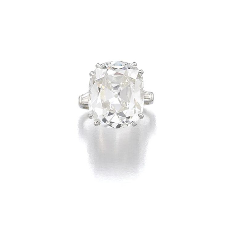 Anello con diamante di 19.03 carati realizzato nel 1962 da Bulgari