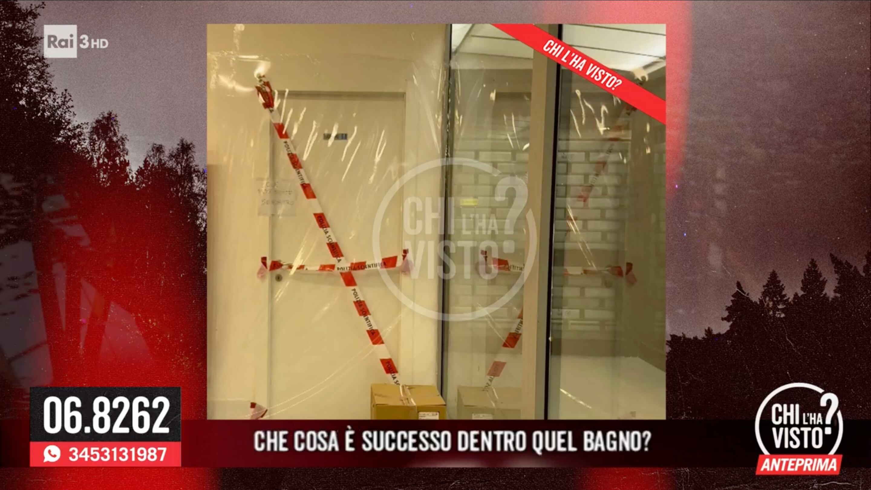 Dietro la porta il sangue: giallo al centro commerciale