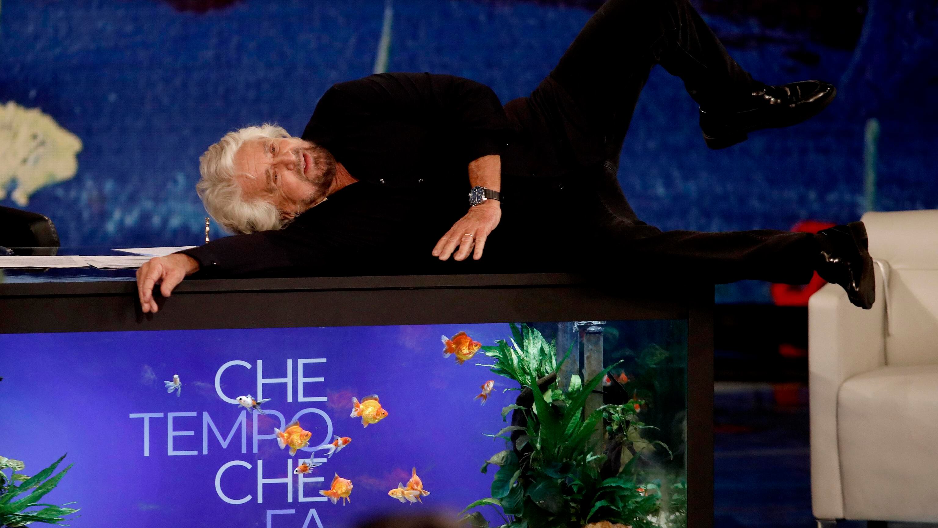 Il ritorno di Grillo nello studio di Fazio. E attacca l'avvocato che accusa il figlio