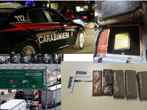 Arrestato imprenditore spagnolo con 8 etti di cocaina