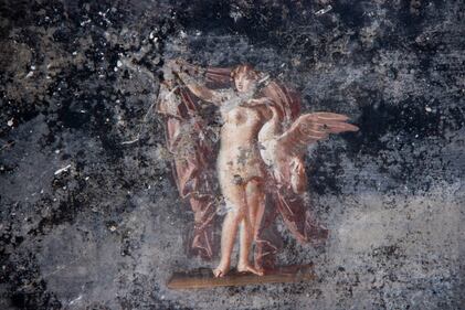 Pompei, scoperto un salone con raffigurazioni sulla guerra di Troia 3