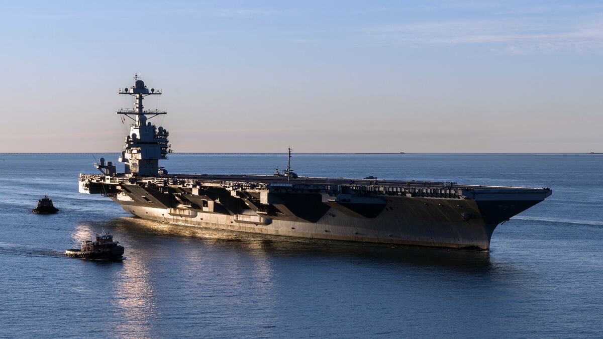 US Navy, entra in servizio la portaerei più potente del mondo