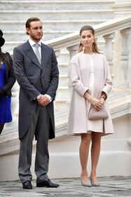 Beatrice Borromeo mostra il pancione alla Festa del principato di Monaco 14