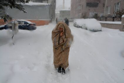 In Turchia la prima neve gioca con la storia 8