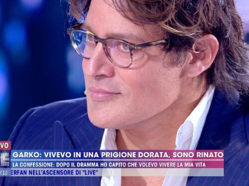 Gabriel Garko senza la fede a Live!: "La persona che amo mi ha fatto arrabbiare"