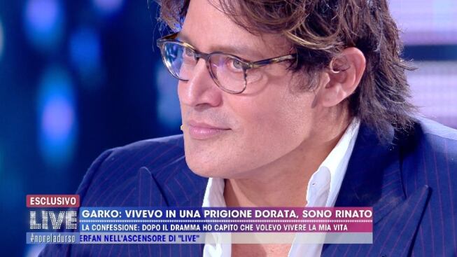 Gabriel Garko senza la fede a Live!: "La persona che amo mi ha fatto arrabbiare"