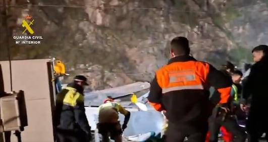 Treni deragliata in Spagna: le immagini 5