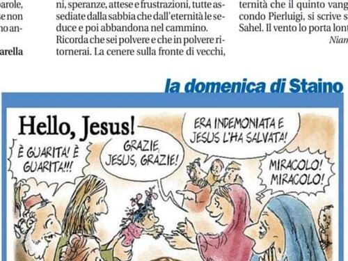 La vignetta di Staino: "Salvini fa indemoniare"
