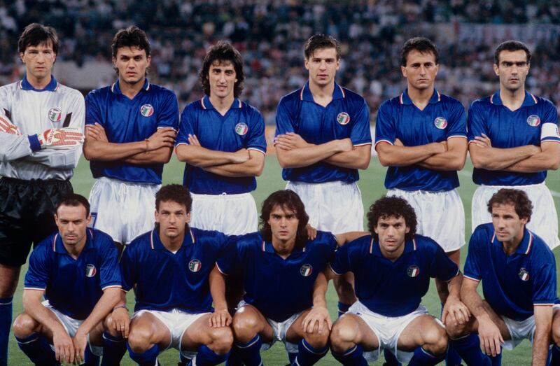 Schillaci formazione Italia 90