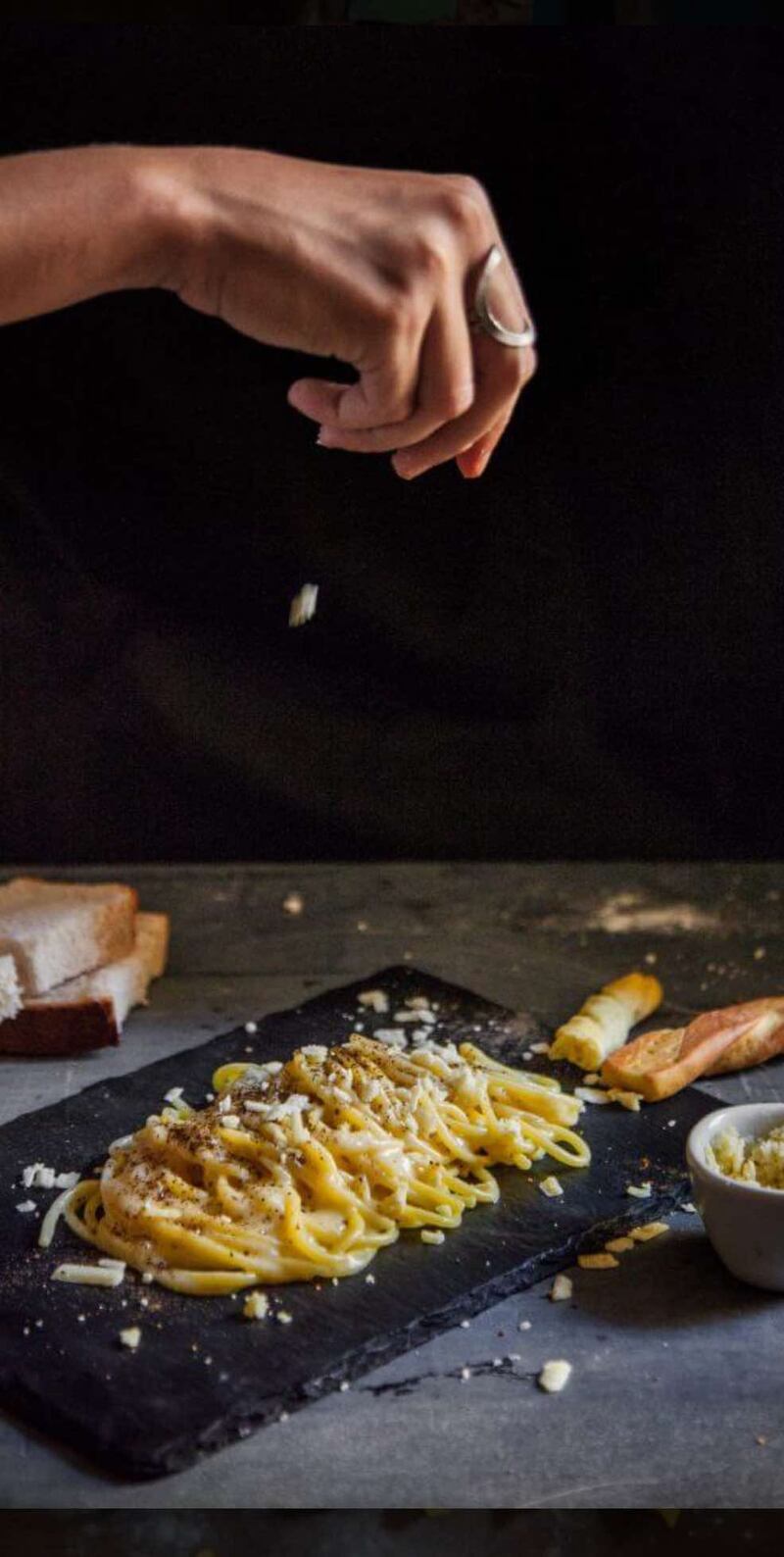 Bottega Vini, i Bigoli cacio e pepe