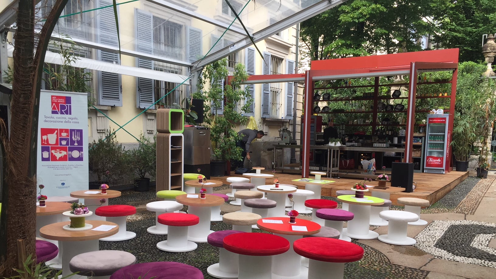 Coffee & the City, aperitivi e showcooking del gusto nel cortile di Palazzo Bovara