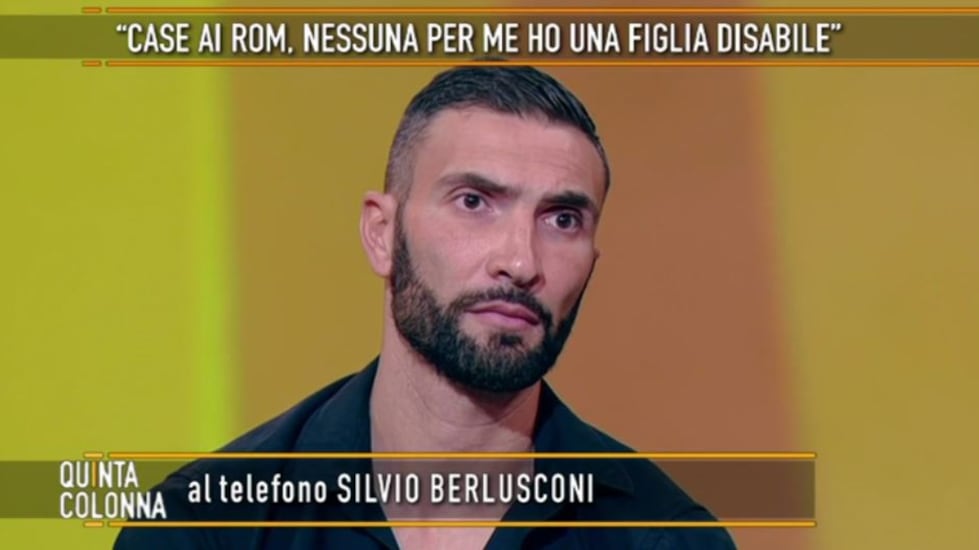 "Senza casa, mia figlia invalida". E Berlusconi "salva" Emmanuel in tv