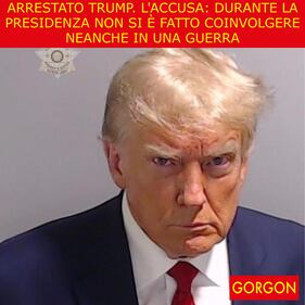 La satira del giorno. Arrestato Trump 1