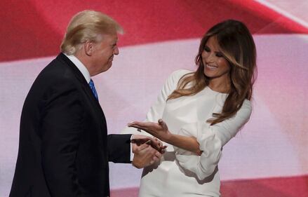 Melania, l'aspirante first lady in abito bianco alla convention 13