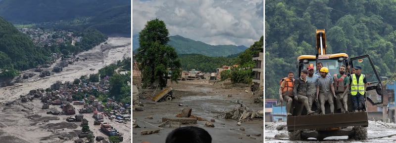 Alluvione tra Nepal e Tibet, oltre 100 morti e centinaia di dispersi: “Mancano all’appello 291 turisti stranieri”. Tajani: “Due italiani coinvolti, stanno bene”