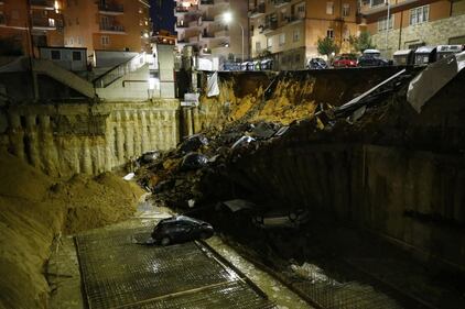 Roma, voragine alla Balduina 10