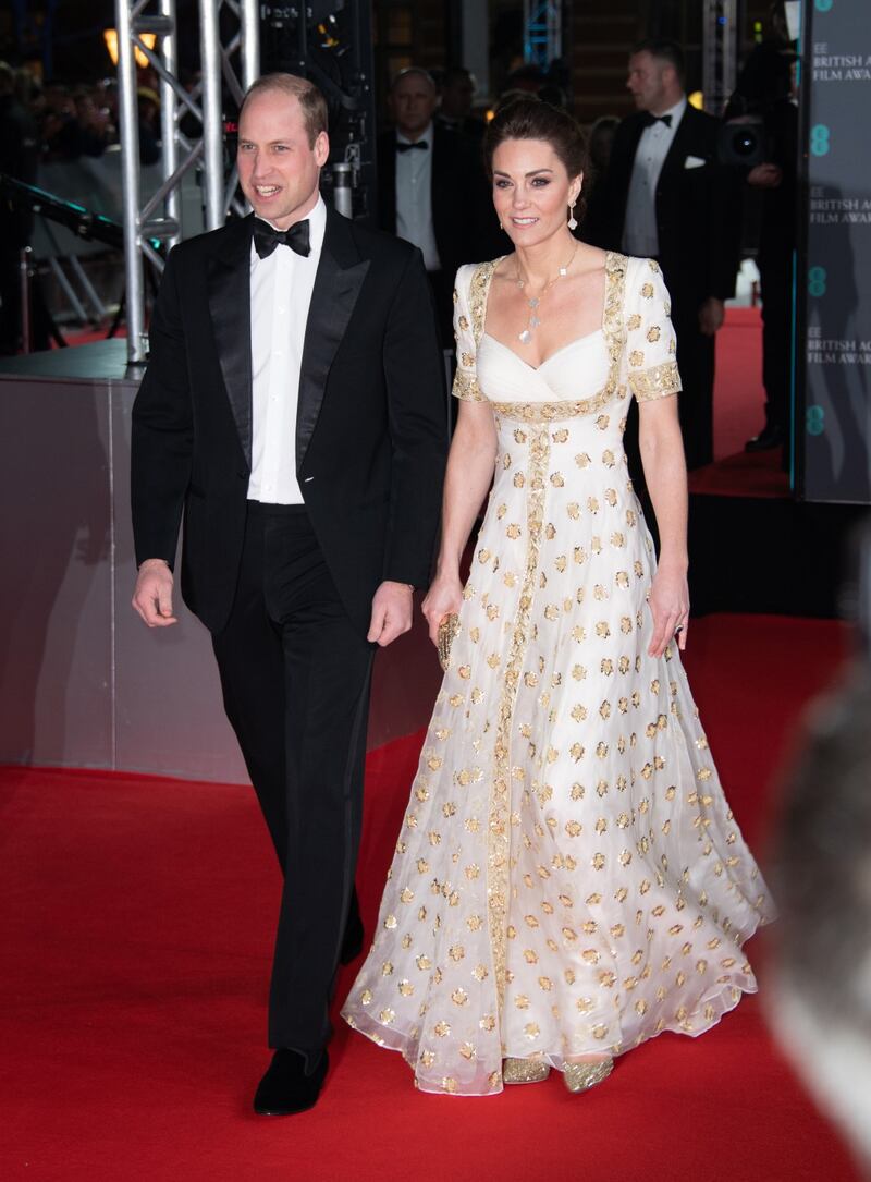 William e Kate sul red carpet dei BAFTA 2020 13