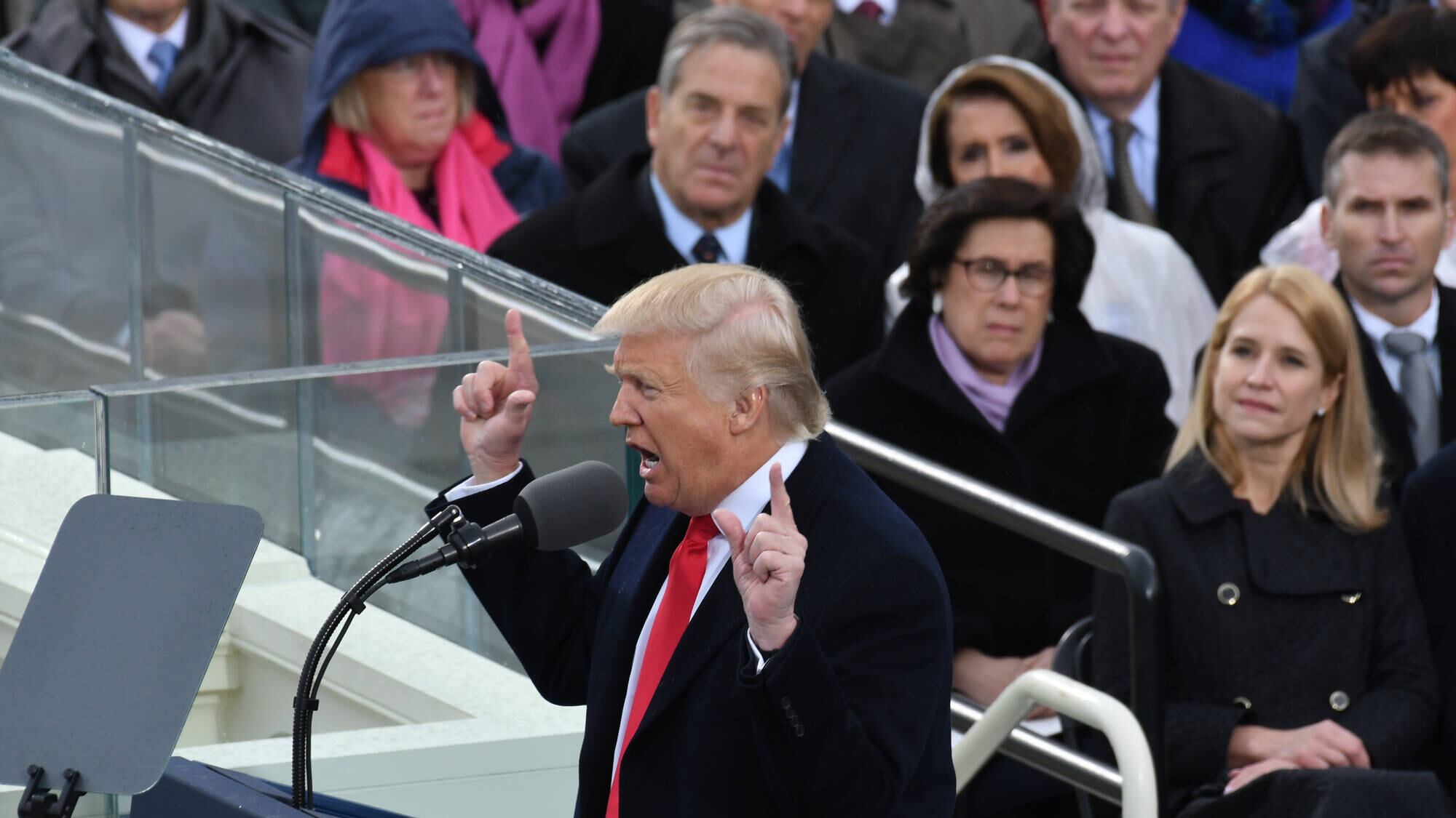 Spinelli gratis per le strade di Washington durante il giuramento di Trump