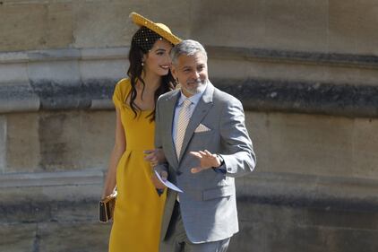 Royal Wedding: George Clooney e Amal alle nozze 8