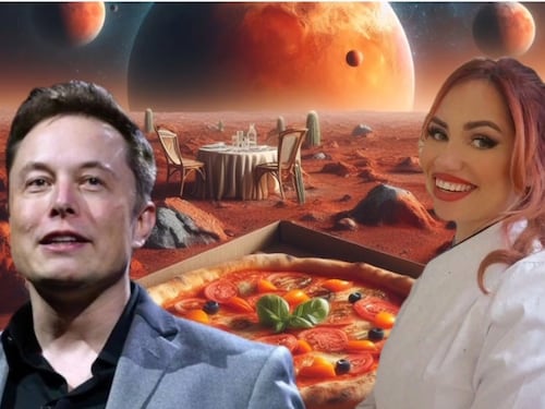 La Pizza alla Conquista di Marte