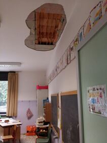Torino, crollo a scuola 7