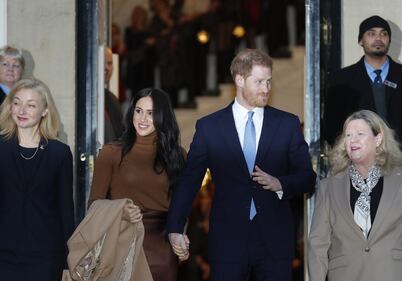 Meghan Markle e il Principe Harry alla Canada House, foto 5