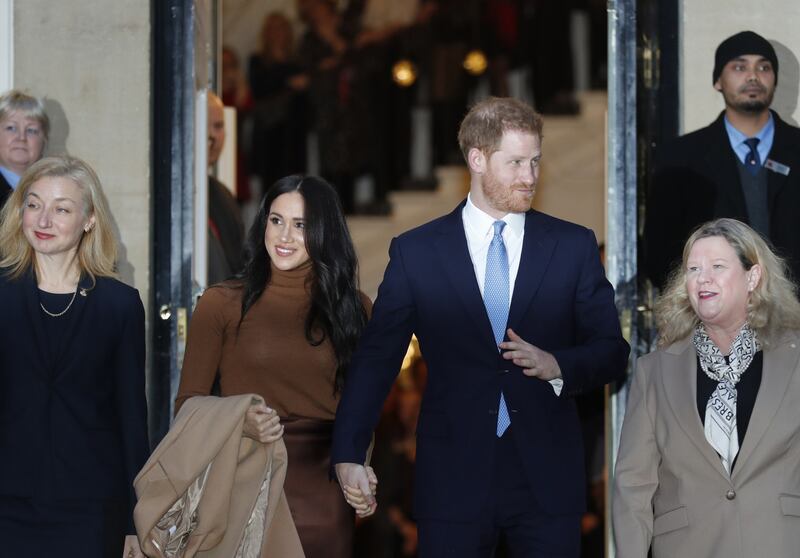 Meghan Markle e il Principe Harry alla Canada House, foto 5