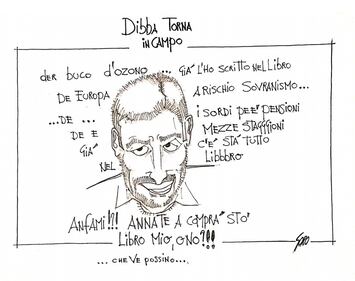 La vignetta del giorno - Dibba torna in campo 1