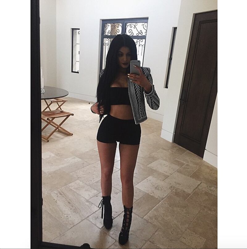 Kylie Jenner con la biancheria maschile 4