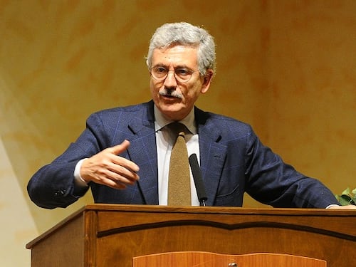 D'Alema: "Bisogna ridimensionare il ruolo del rottamatore"