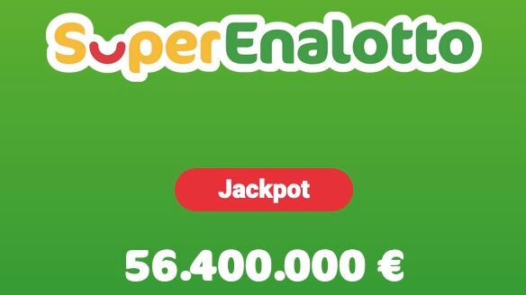 SuperEnalotto, Jackpot a 56,4 milioni, vinti online oltre 128mila euro